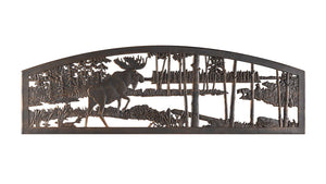 Outdoor Moose and Bear Bench outdoor furniture
