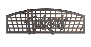 Outdoor NEBRASKA Huskers Bench (Iron) outdoor furniture