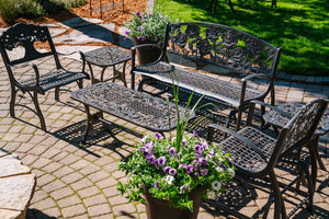 Outdoor Rose Glider Bench outdoor furniture