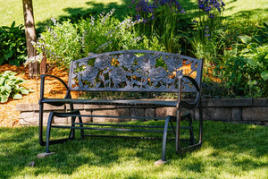 Outdoor Rose Glider Bench outdoor furniture