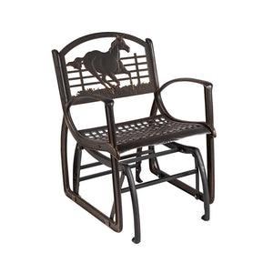 Outdoor Running Horse Glider Chair outdoor furniture