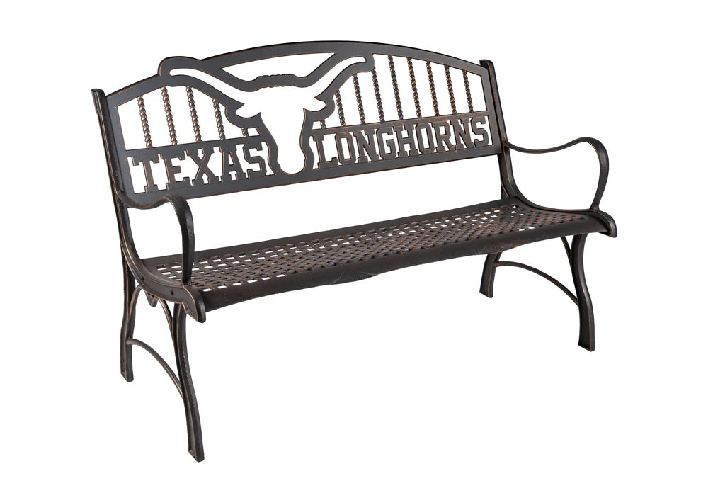 Outdoor TEXAS Longhorns Bench (Iron) outdoor furniture