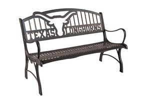Outdoor TEXAS Longhorns Bench (Iron) outdoor furniture