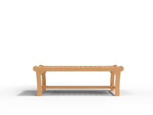 Parc 2-Person Teak Outdoor Backless Bench Outdoor Chair