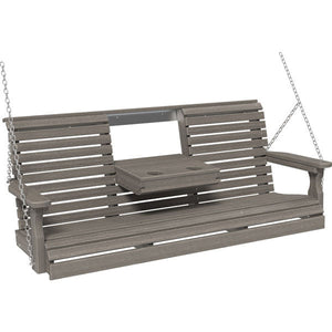 Plain Swing Porch Swing 5ft / Coastal Gray