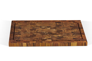 Plateau Rectangular Teak Cutting Board with Juice Groove Board