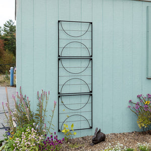 Quilt Block-Circles Wall Trellis Panels (3 panels) & Diagonals Wall Trellis Panels (4 panels) Trellis