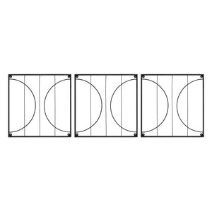 Quilt Block-Circles Wall Trellis Panels (3 panels) & Diagonals Wall Trellis Panels (4 panels) Trellis