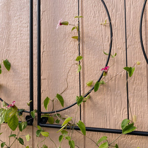 Quilt Block-Circles Wall Trellis Panels (3 panels) & Diagonals Wall Trellis Panels (4 panels) Trellis