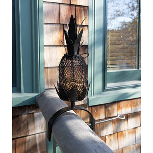 Railing Pineapple Feeder by Achla Designs Birdbath