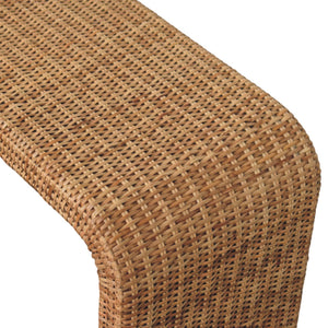 Rattan Weave Bench Bench