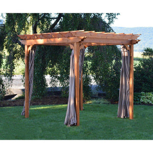 Regallion 6x8 Pergola, 8x8 Pergola and 8x10 Pergola W/Swing Hangars  Garden Bench