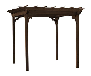 Regallion 6x8 Pergola, 8x8 Pergola and 8x10 Pergola W/Swing Hangars  Garden Bench