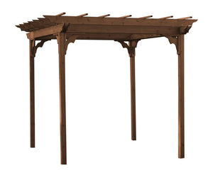 Regallion 6x8 Pergola, 8x8 Pergola and 8x10 Pergola W/Swing Hangars  Garden Bench