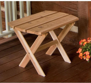 Regallion Folding End Table and Folding Coffee Table Garden Bench