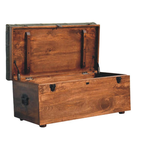 Roasted Almond Storage Trunk Bench Bench