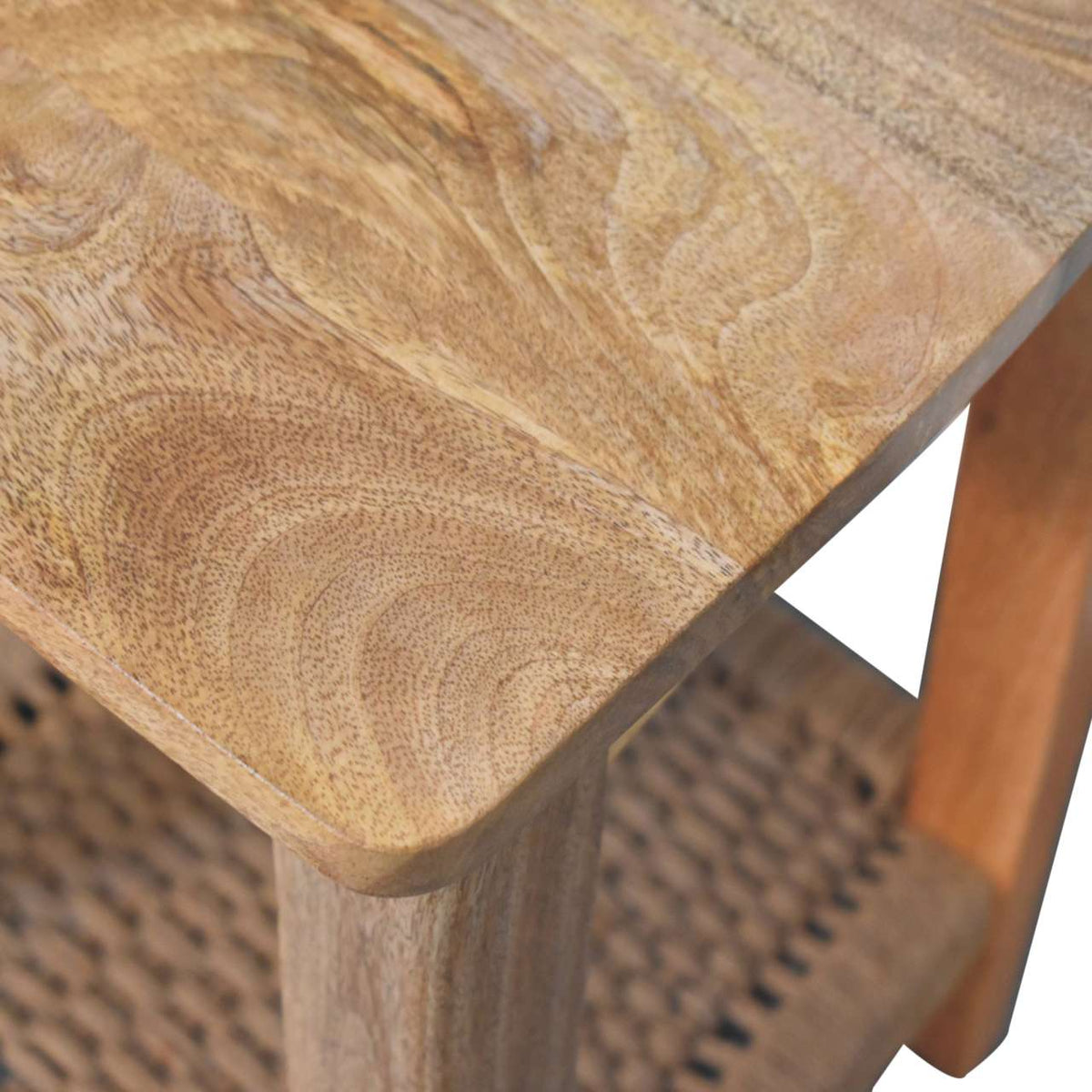 Rope End Table Bench