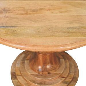 Round Turned Dining Table Bench
