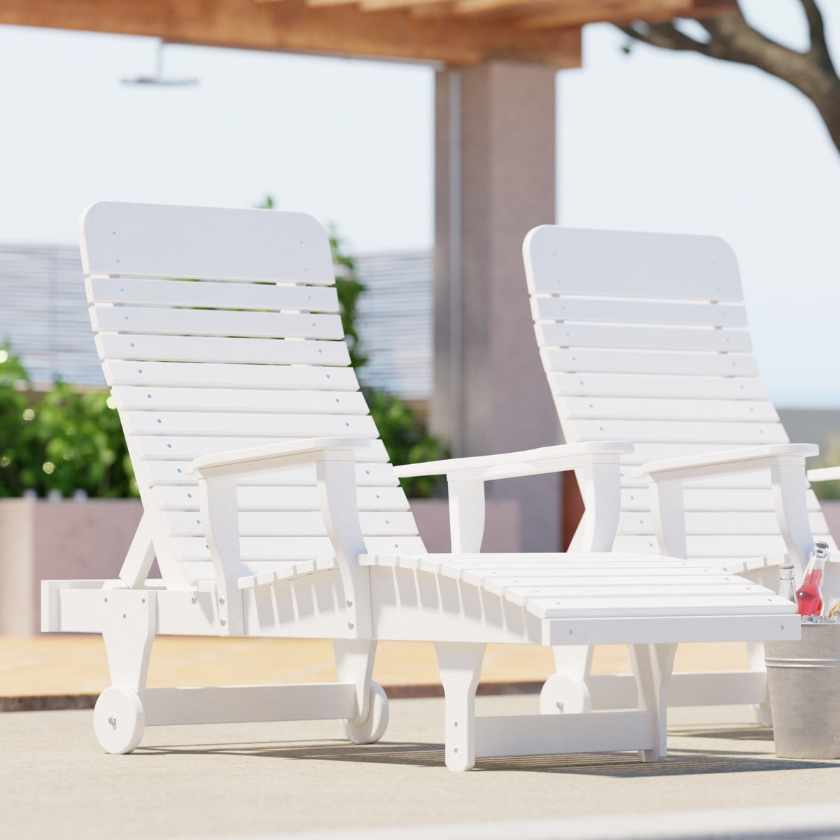 Signature Chaise Lounge Garden Bench