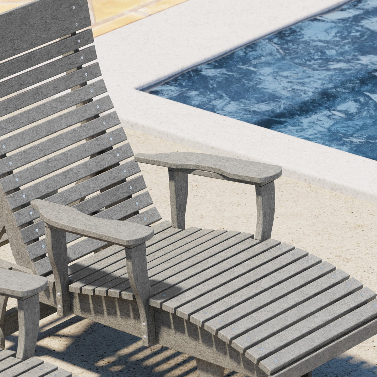 Signature Chaise Lounge Garden Bench