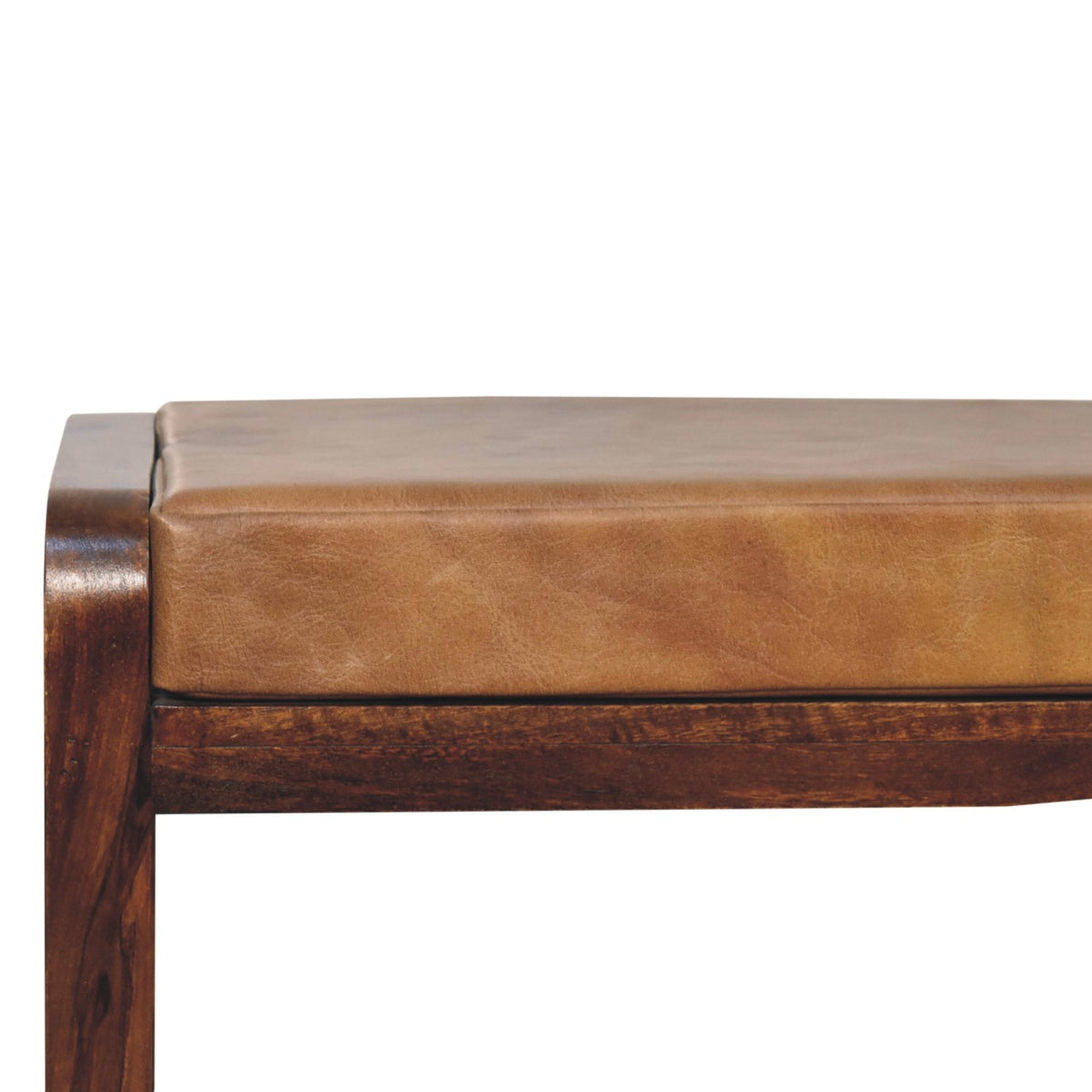 Small Buffalo Slatted Hallway Bench Bench