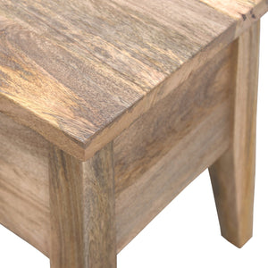 Solid Wood Lid Up Storage Bench Bench