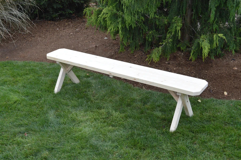 Spruce Furniture Cross Leg Bench Only 2ft, 3ft, 4ft, 5ft, 6ft and 8ft Bench