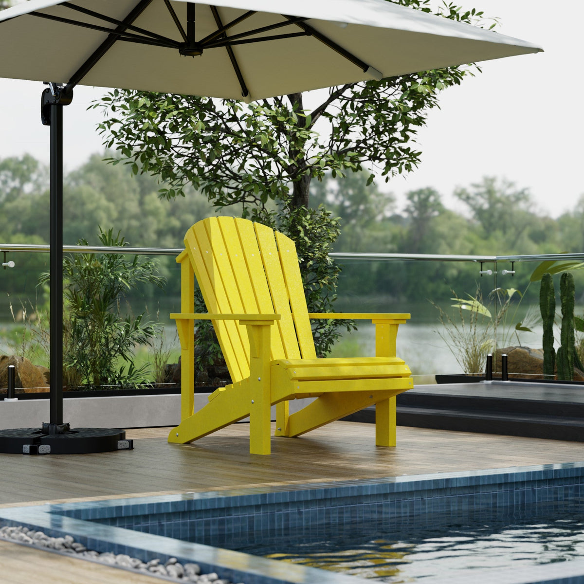 Sunrise Adirondack Chair Garden Bench