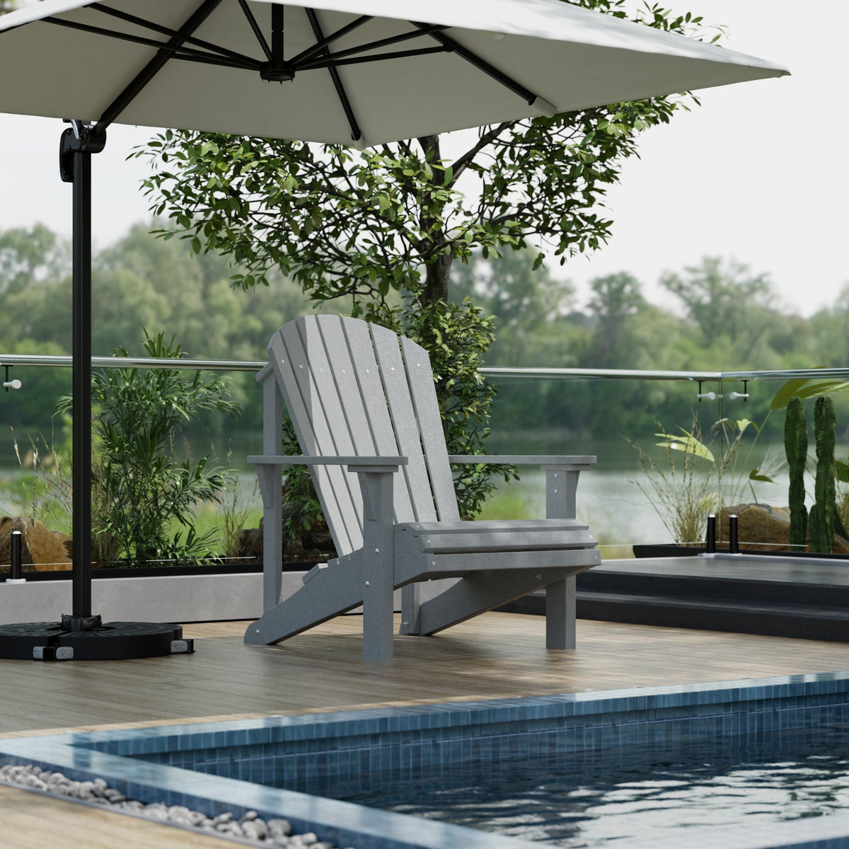 Sunrise Adirondack Chair Garden Bench
