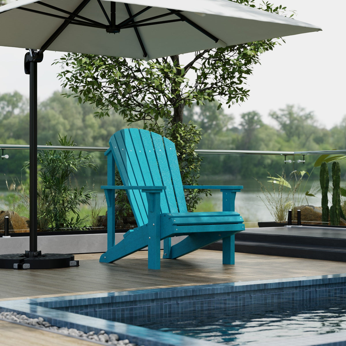Sunrise Adirondack Chair Garden Bench
