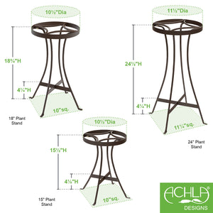 Tara Plant Stands by Achla Designs Flower Box Brackets