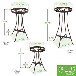 Tara Plant Stands by Achla Designs Flower Box Brackets