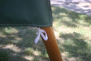 Tete-a-Tete Porch Swing Cover and Tete-a-Tete Cover (Gray or Forest Green) Canopy