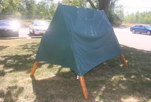 Tete-a-Tete Porch Swing Cover and Tete-a-Tete Cover (Gray or Forest Green) Canopy