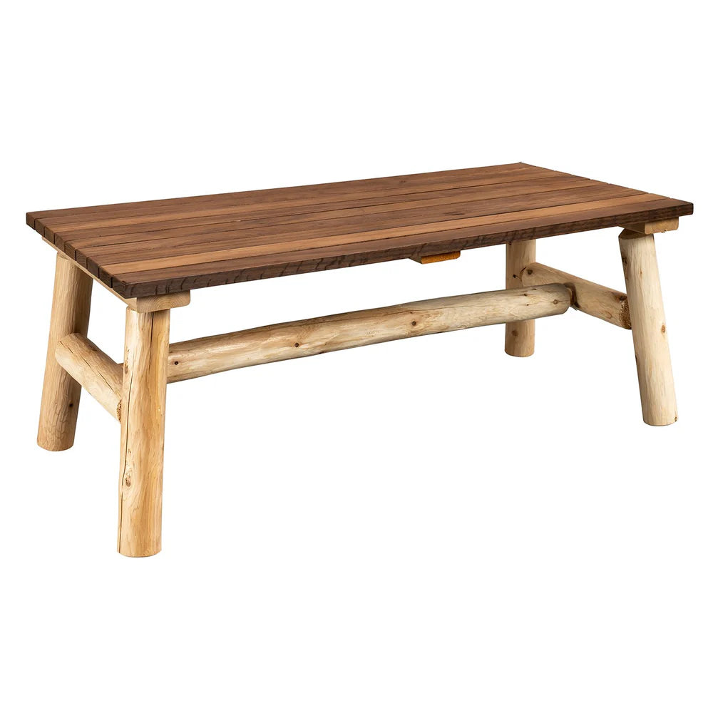 ThermaFusion Cedar Log Coffee Table Lounge Chair