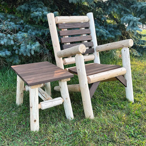 ThermaFusion Cedar Log Lounge Chair Lounge Chair