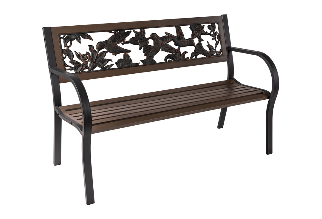 Tube Steel Hummingbird Bench outdoor furniture