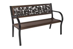 Tube Steel Wildflower Bench outdoor furniture