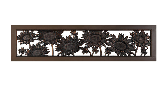 Two-Tone Tube Steel Sunflower Bench outdoor furniture