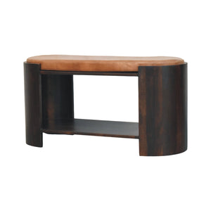 Valencia Leather Shoe Bench Bench