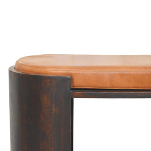 Valencia Leather Shoe Bench Bench
