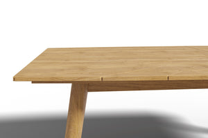 Valerie 7-Piece Rectangular Teak Outdoor Dining Set with Stacking Armchairs Dining Bench Set