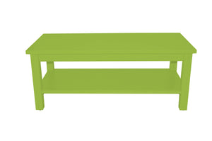Versaloft Coffee Table with Shelf Coffee Table Coffee table with shelf / Lime Green Paint