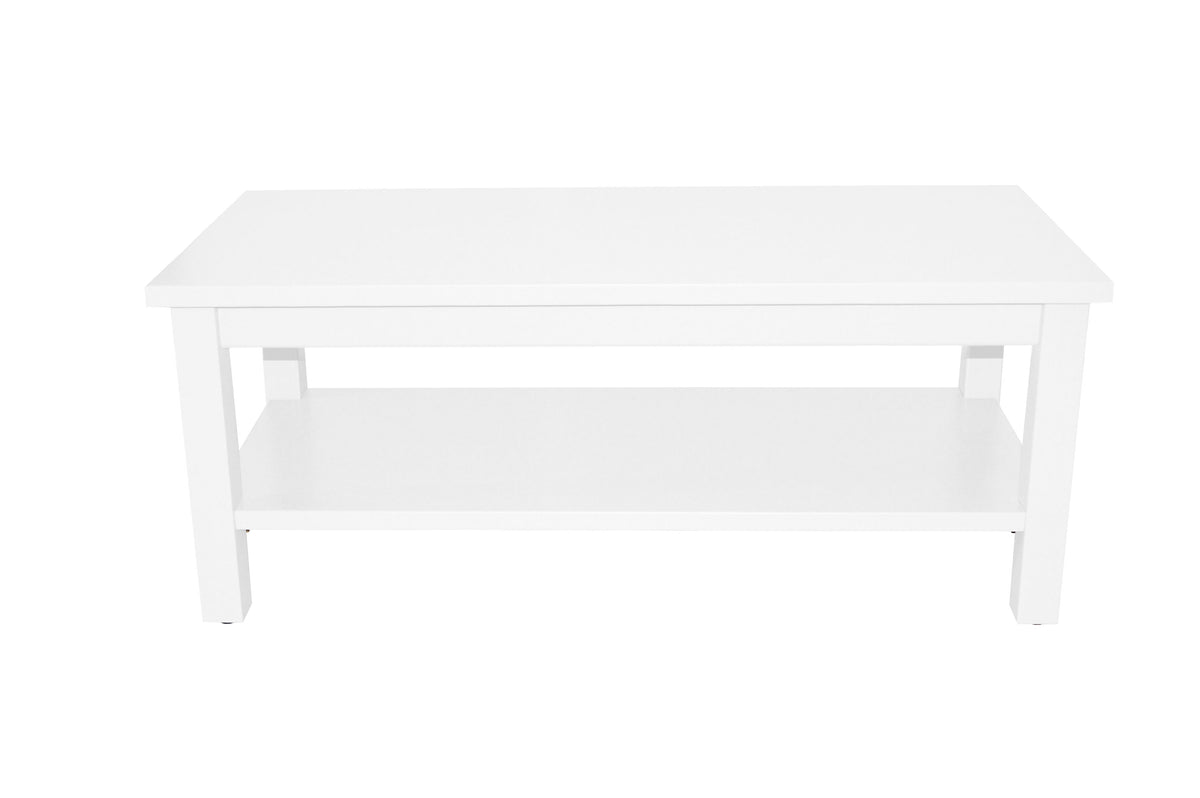 Versaloft Coffee Table with Shelf Coffee Table Coffee table with shelf / White Paint