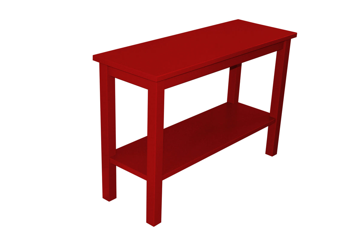 Versaloft Console Table with Shelf Console Table Versaloft Console Table with Shelf / Tractor Red Paint