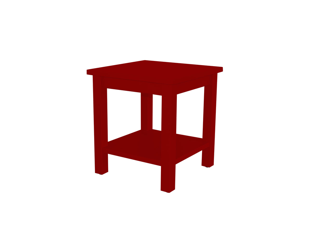 Versaloft End Table with Shelf End Table End table with shelf / Tractor Red Paint