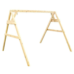 Western Red Cedar 5' 2x4 A-Frame Swing Stand for 2 Chair Swings (Hangers Included) Porch Swing Stand