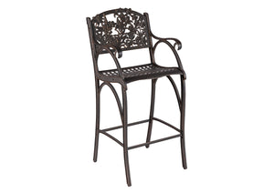 Wildflower Pub Chair (Bronze) - The Charming Bench Company