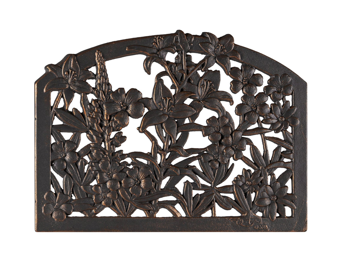 Wildflower Pub Chair (Bronze) - The Charming Bench Company