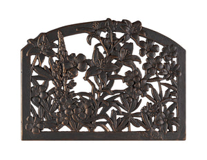 Wildflower Pub Chair (Bronze) - The Charming Bench Company